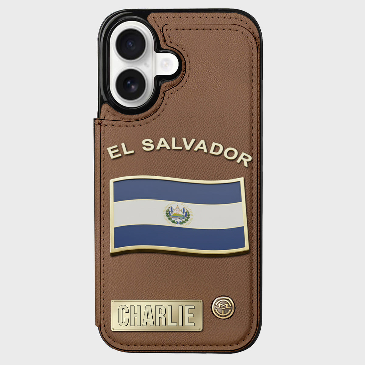 Proud El Salvador - Personalized Expats Wallet Phone Case