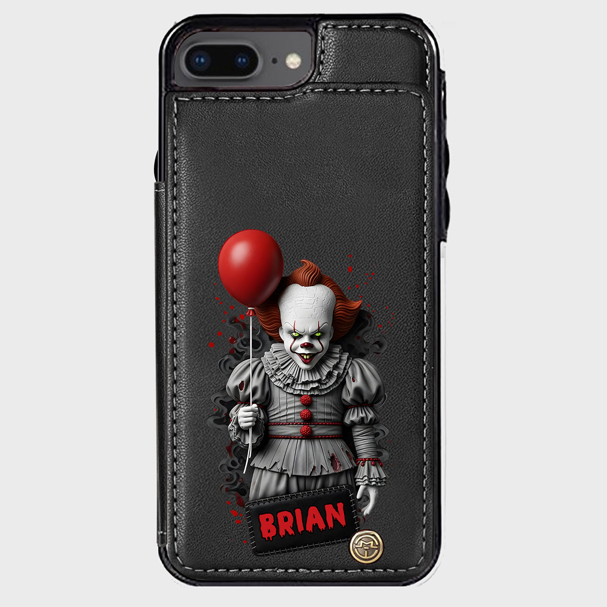 Scary Halloween - Personalized Horror Character Wallet Phone Case