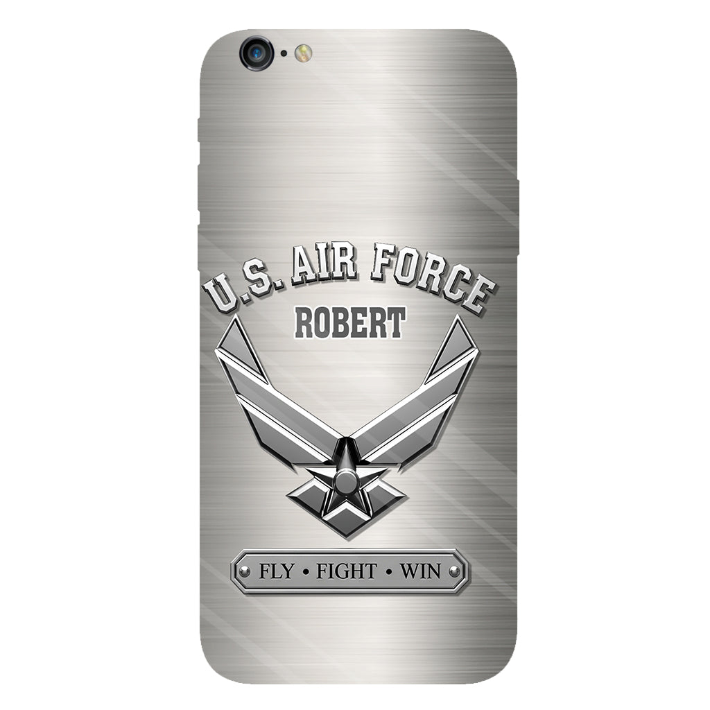 Fly · Fight · Win - Personalized Veteran Full Print Phone Case