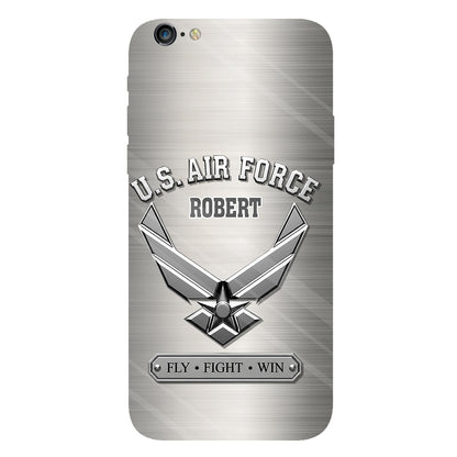 Fly · Fight · Win - Personalized Veteran Full Print Phone Case