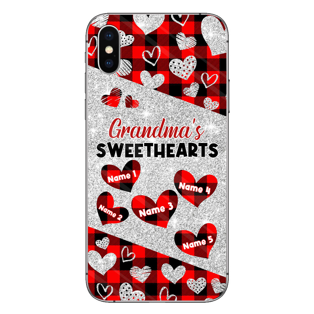 Grandma's Sweethearts - Personalized Valentine Grandma Phone Case