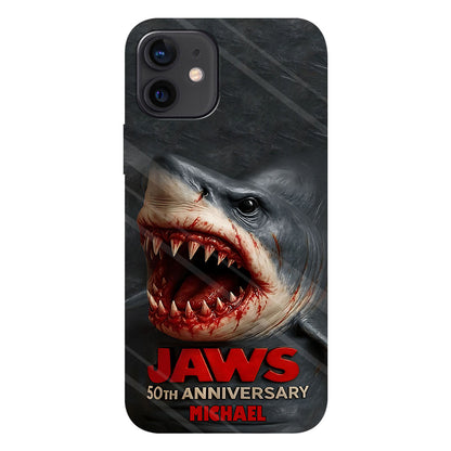 Scary Shark - Personalized Shark Full Print Phone Case