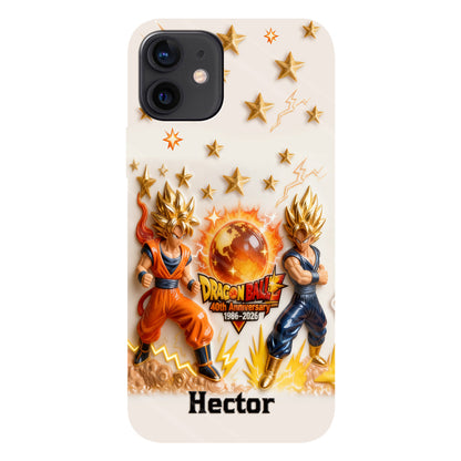40th Anniversary - Personalized Seven Balls Full Print Phone Case