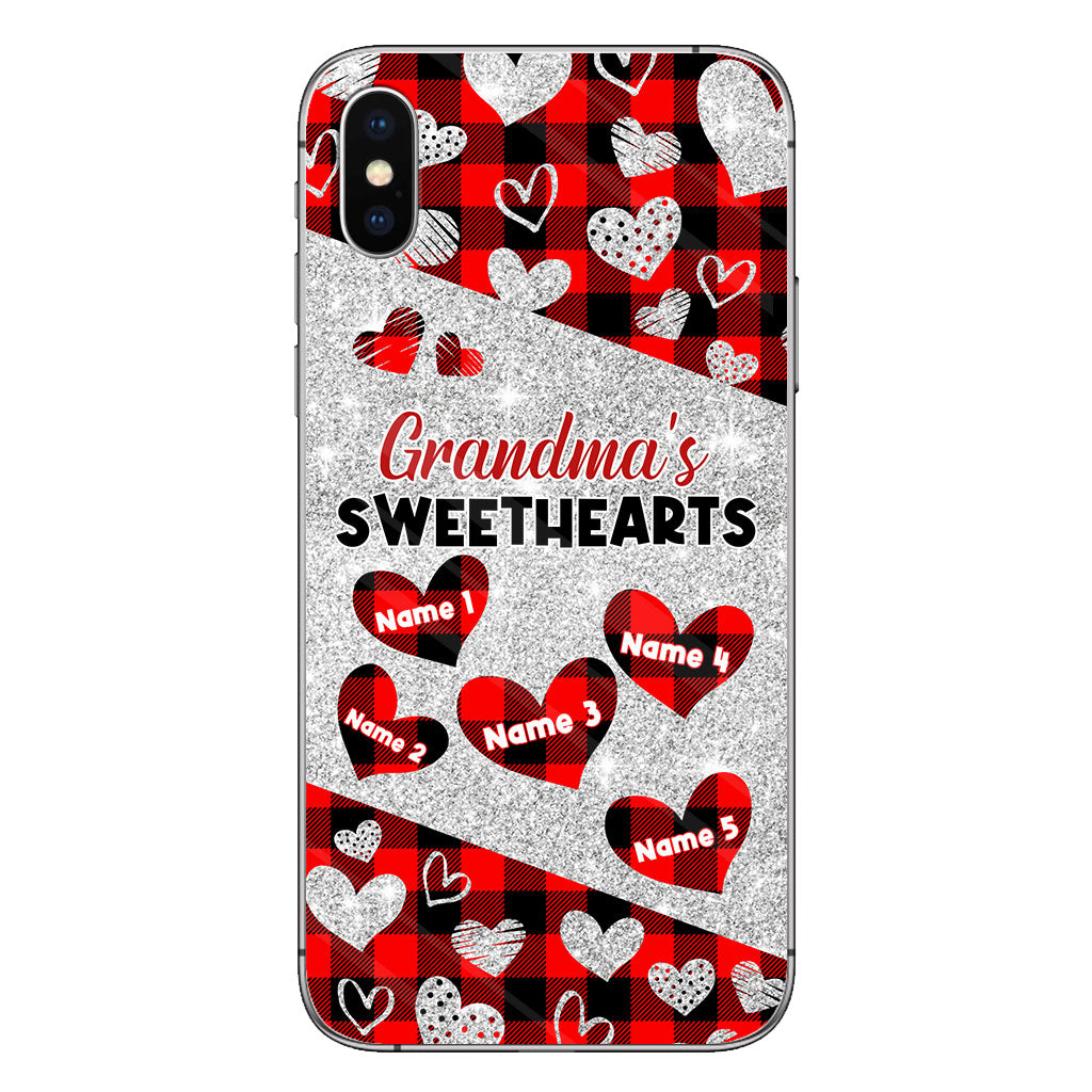Grandma's Sweethearts - Personalized Valentine Grandma Phone Case