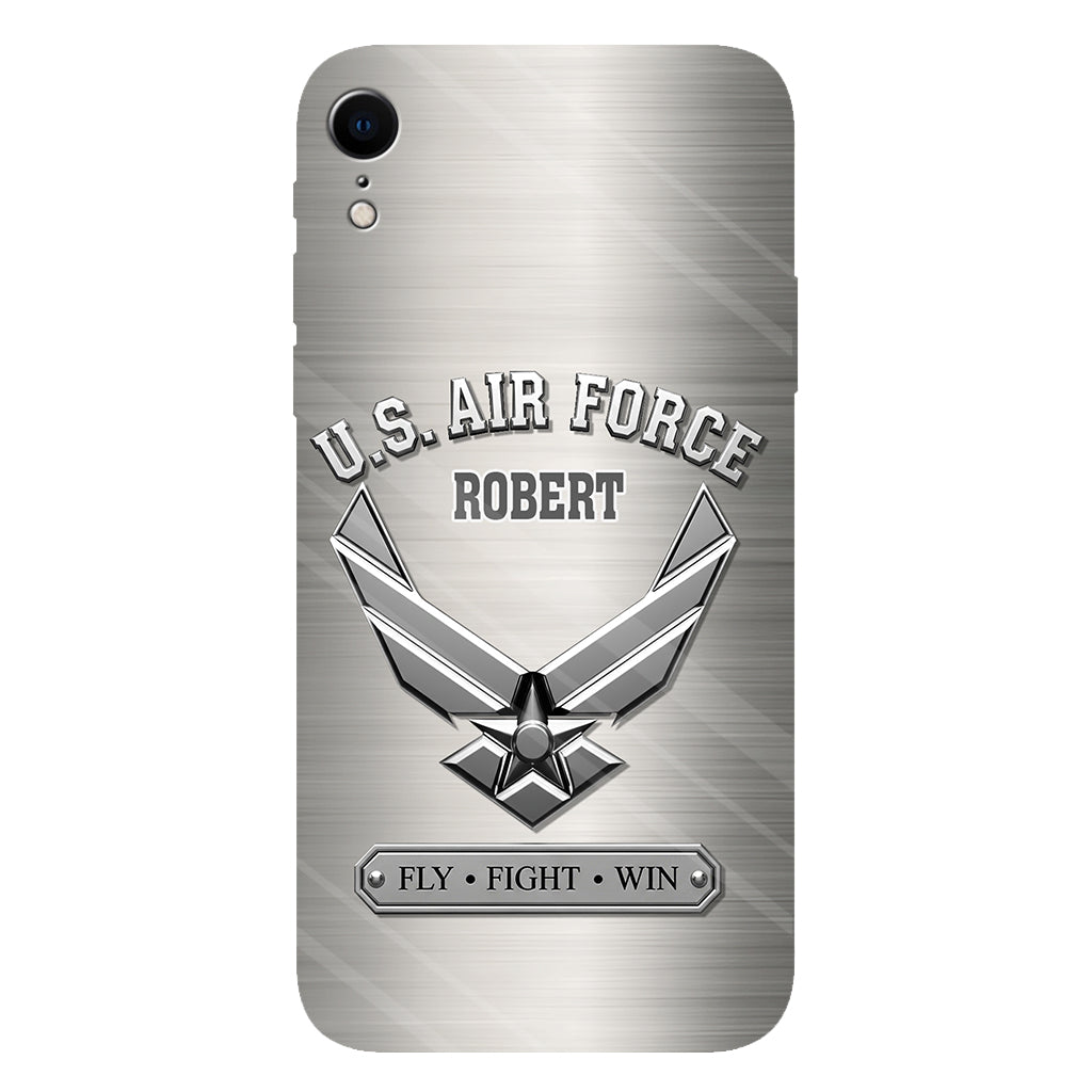 Fly · Fight · Win - Personalized Veteran Full Print Phone Case