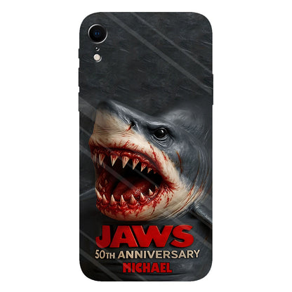 Scary Shark - Personalized Shark Full Print Phone Case