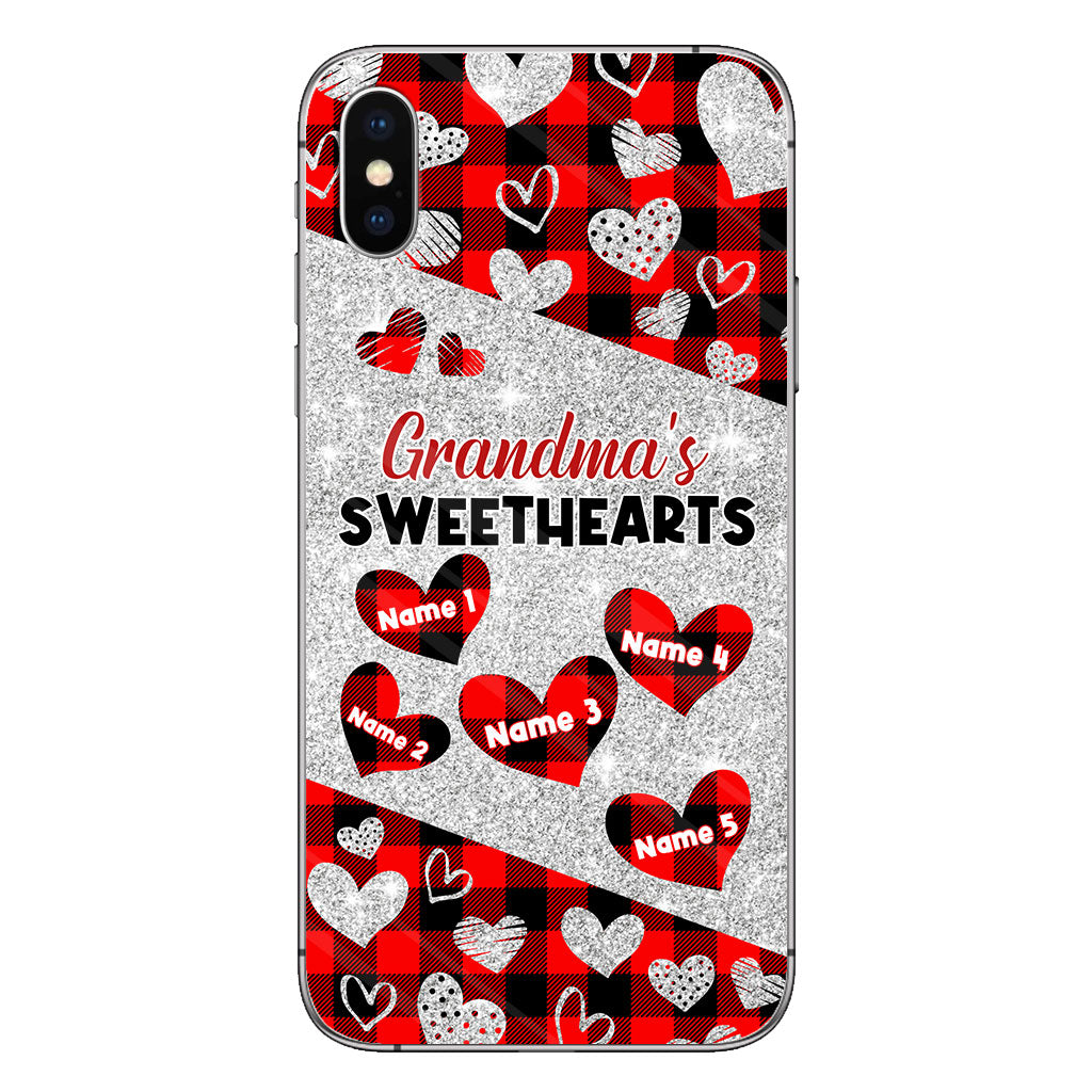 Grandma's Sweethearts - Personalized Valentine Grandma Phone Case