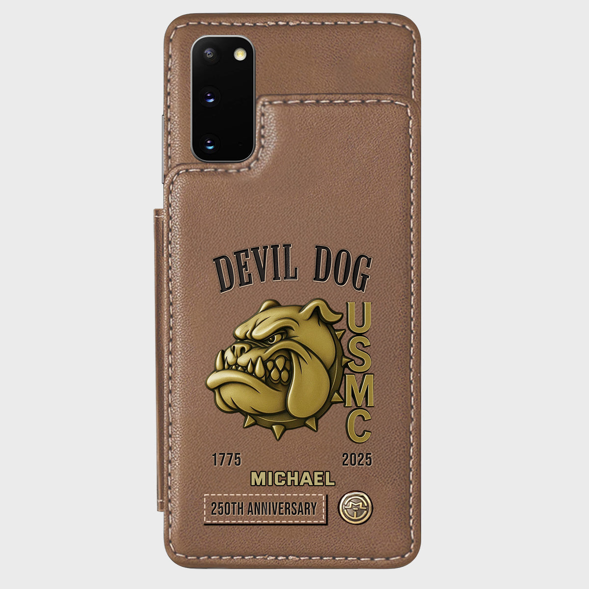 250th Anniversary - Personalized Veteran Wallet Phone Case