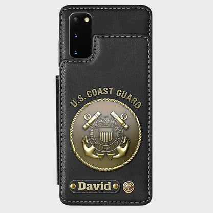 Honor Respect Devotion To Duty - Personalized Veteran Wallet Phone Case