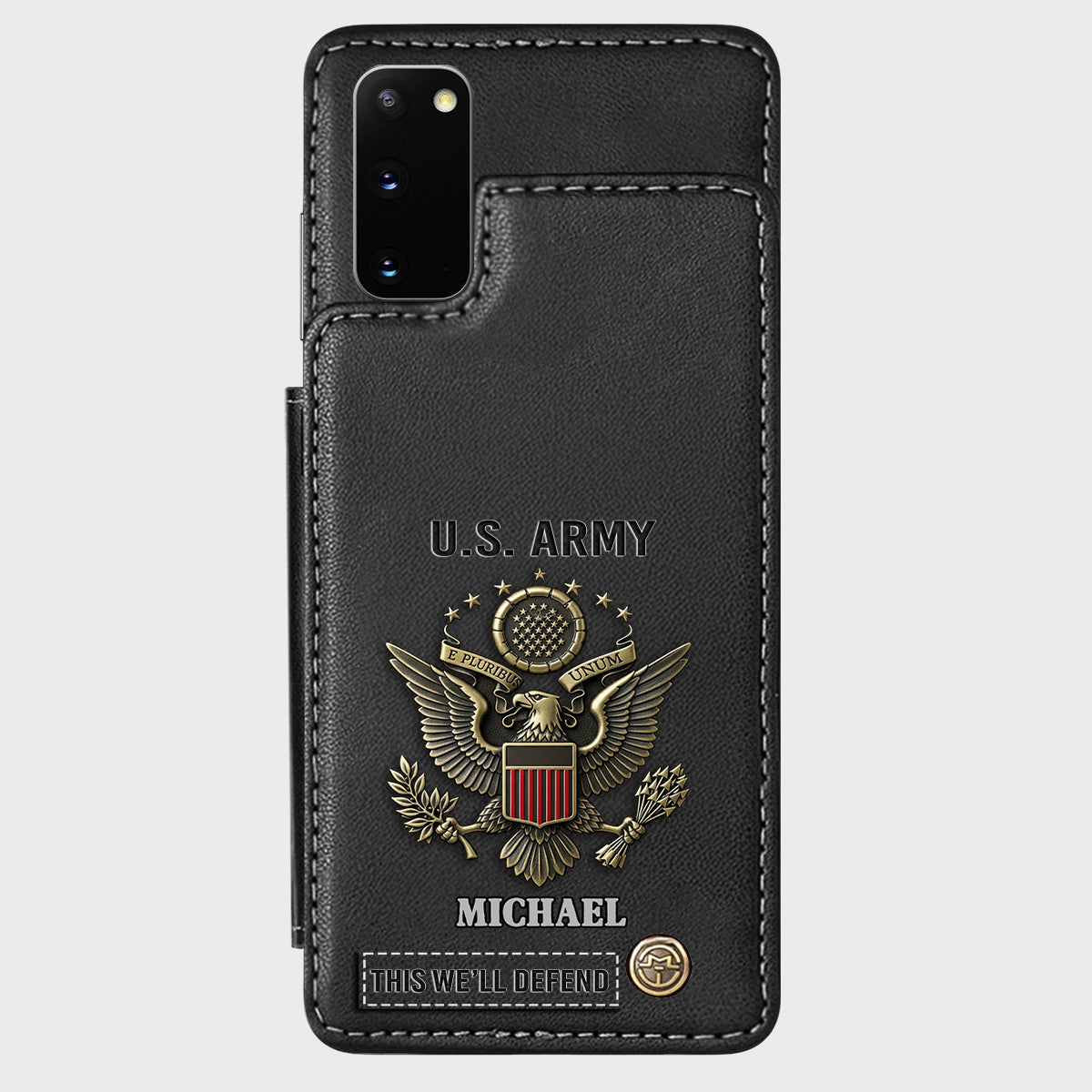 This We'll Defend - Personalized Veteran Wallet Phone Case
