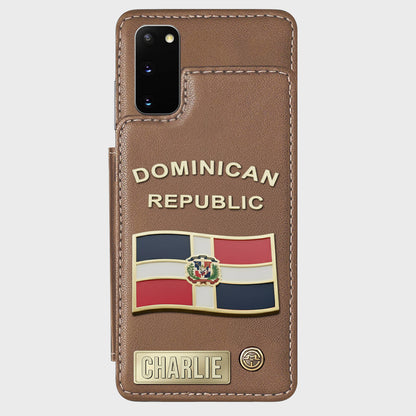 Proud Dominican - Personalized Expats Wallet Phone Case
