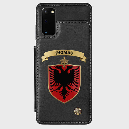 Proud Albania - Personalized Expats Wallet Phone Case