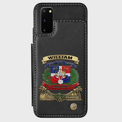 Proud Dominican - Personalized Expats Wallet Phone Case