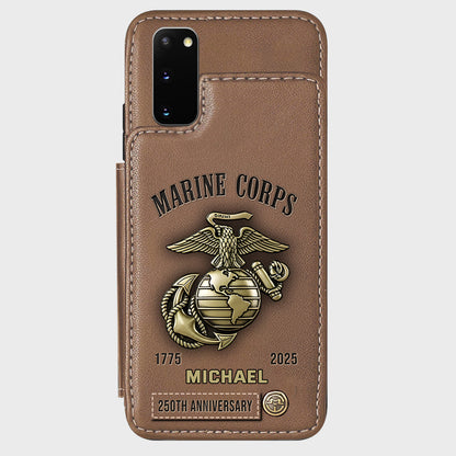 250th Anniversary - Personalized Veteran Wallet Phone Case
