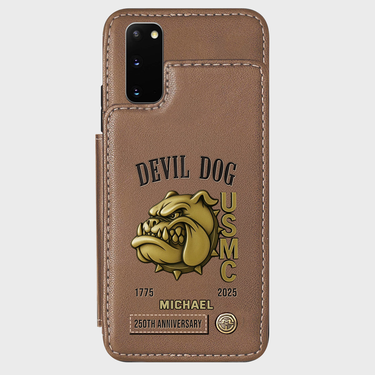 250th Anniversary - Personalized Veteran Wallet Phone Case