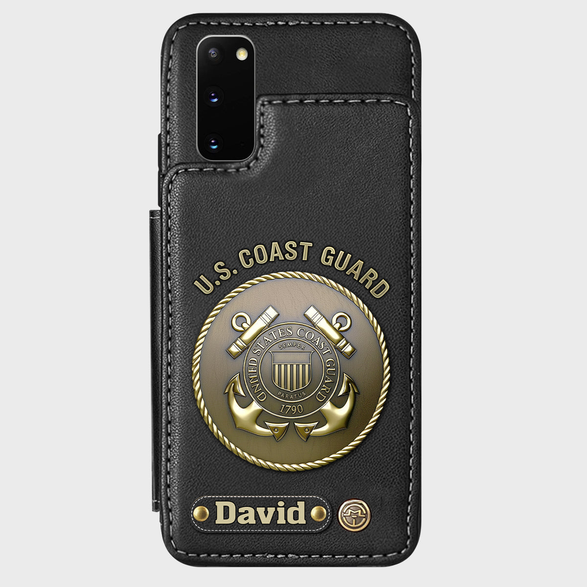 Honor Respect Devotion To Duty - Personalized Veteran Wallet Phone Case