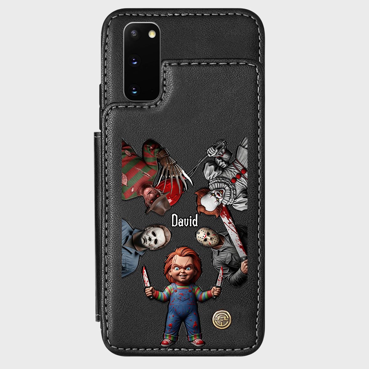 Horrors Characters - Personalized Horror Character Wallet Phone Case