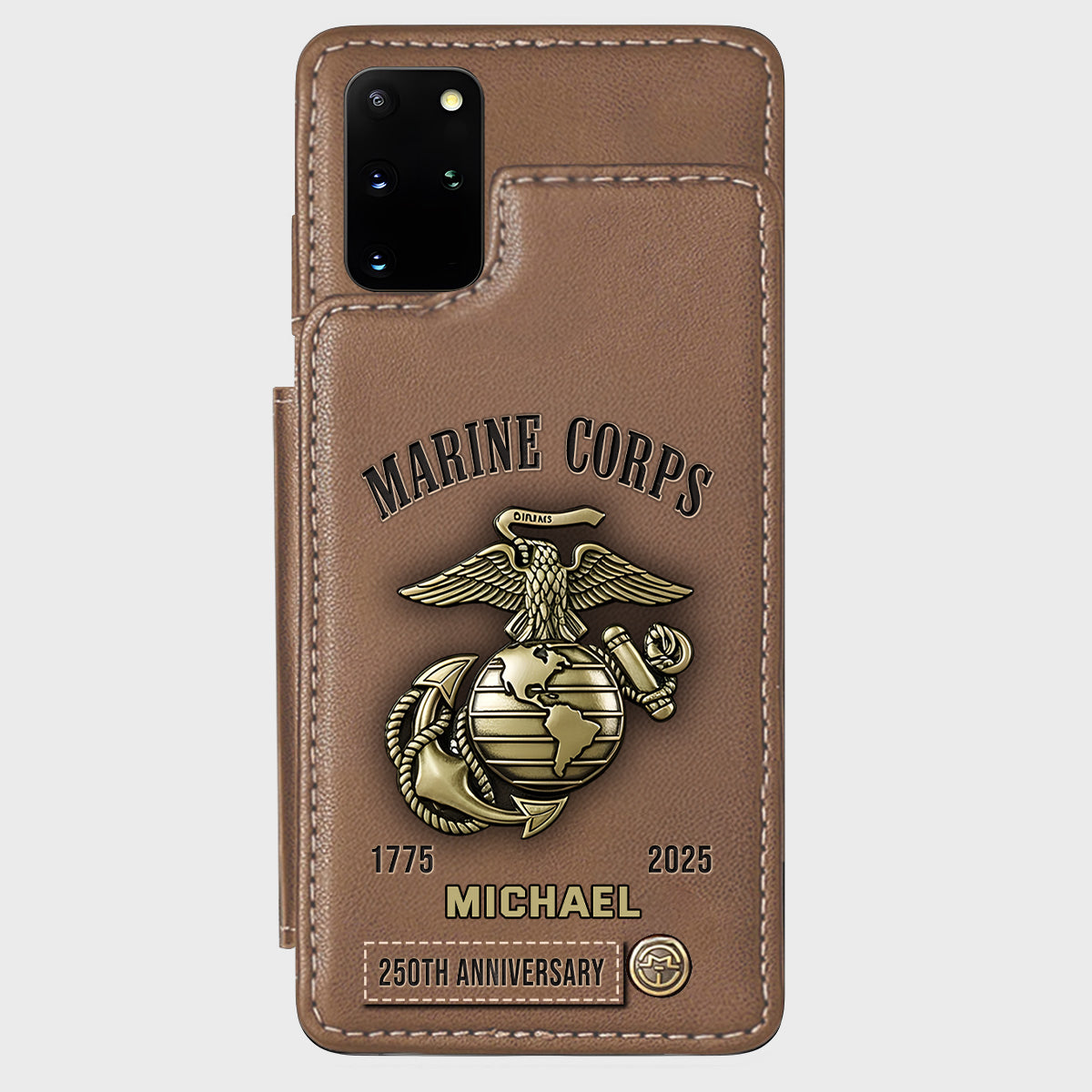 250th Anniversary - Personalized Veteran Wallet Phone Case