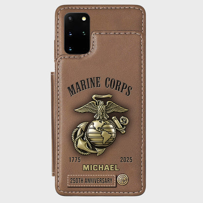 250th Anniversary - Personalized Veteran Wallet Phone Case