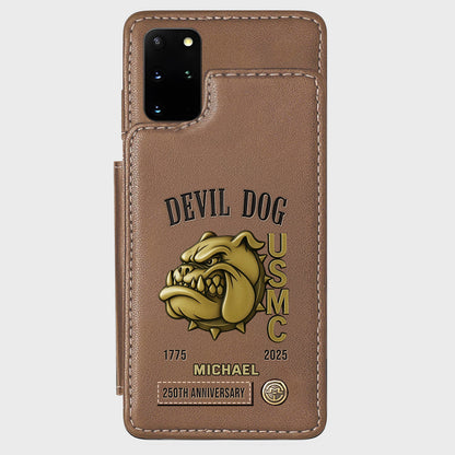 250th Anniversary - Personalized Veteran Wallet Phone Case