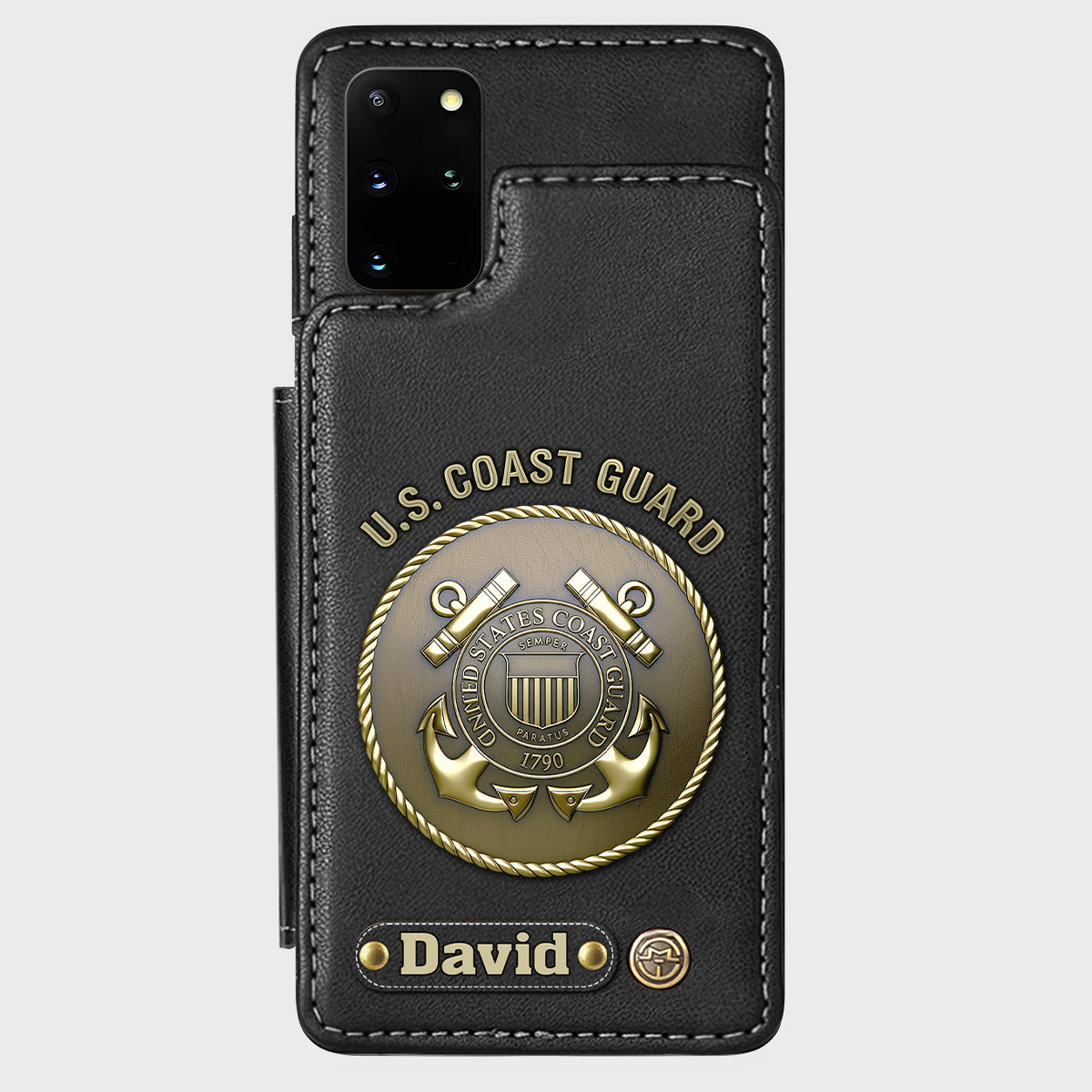 Honor Respect Devotion To Duty - Personalized Veteran Wallet Phone Case