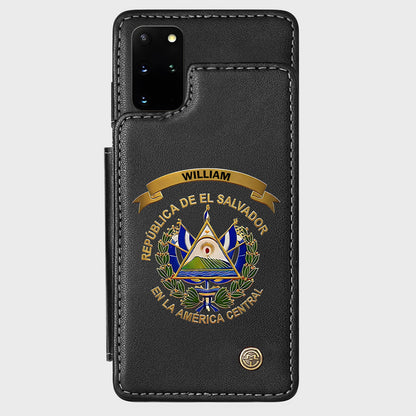Proud El Salvador - Personalized Expats Wallet Phone Case