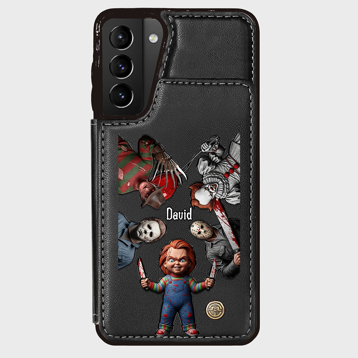 Horrors Characters - Personalized Horror Character Wallet Phone Case