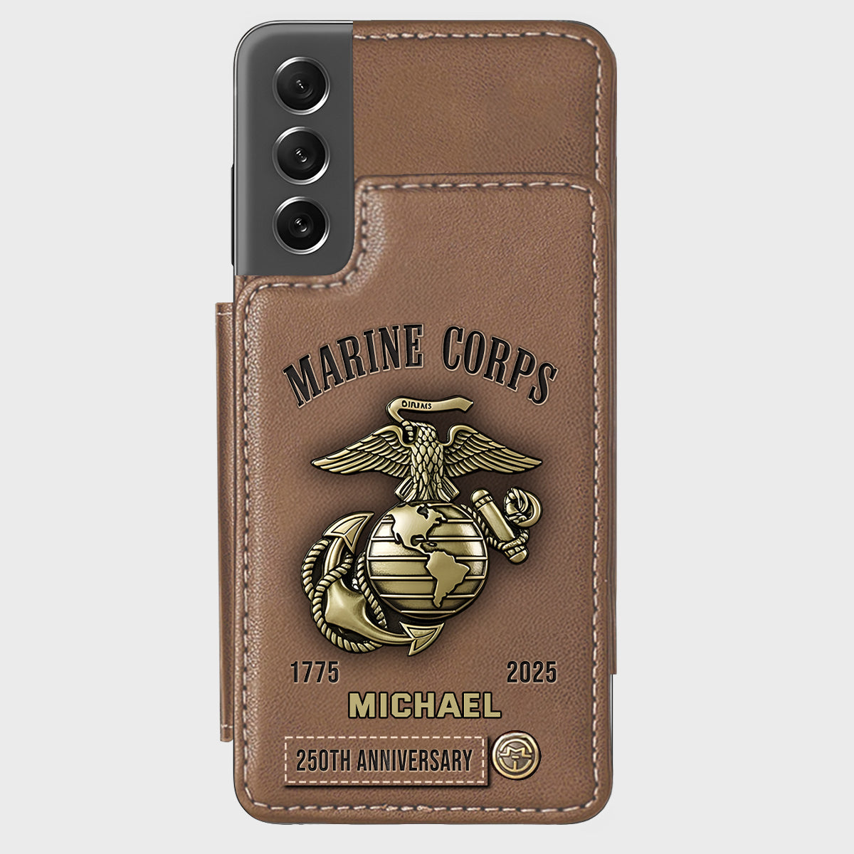 250th Anniversary - Personalized Veteran Wallet Phone Case