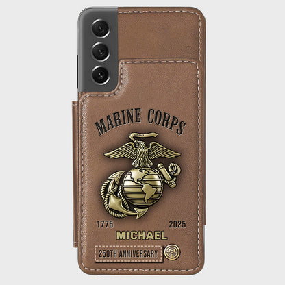 250th Anniversary - Personalized Veteran Wallet Phone Case