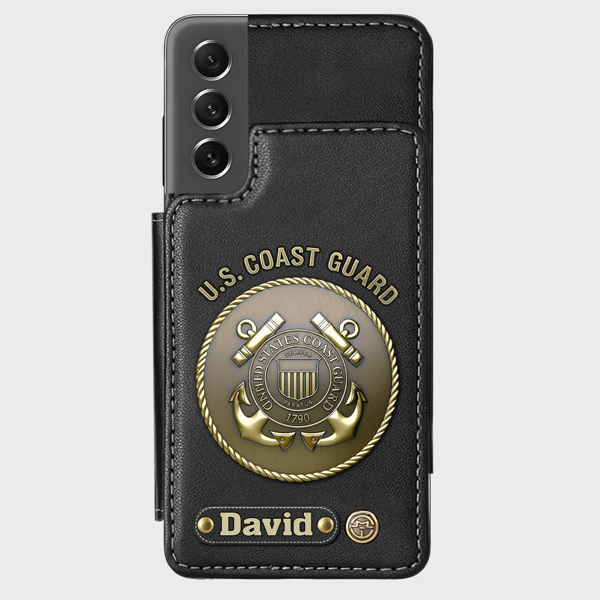 Honor Respect Devotion To Duty - Personalized Veteran Wallet Phone Case