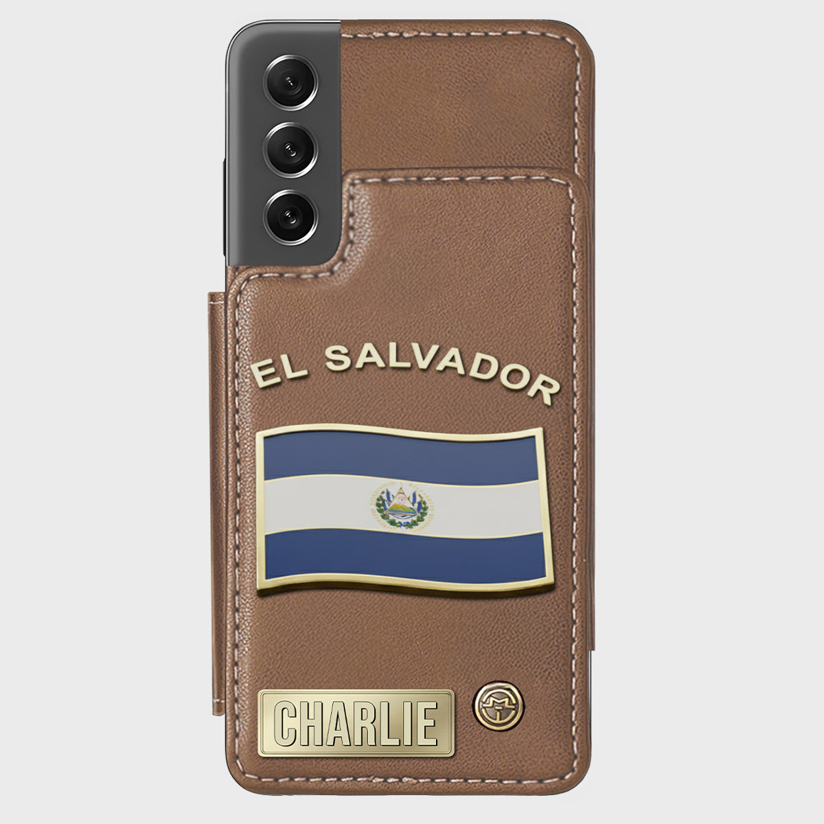 Proud El Salvador - Personalized Expats Wallet Phone Case