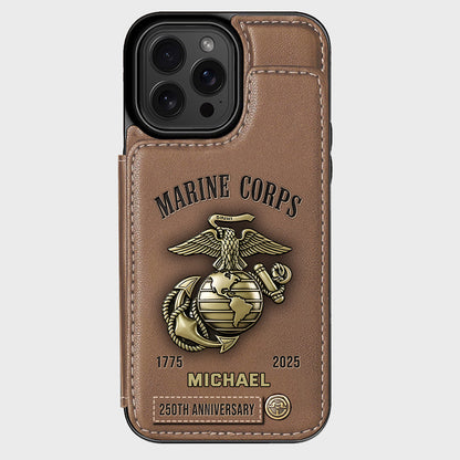 Proud Veteran - Personalized Veteran Wallet Phone Case