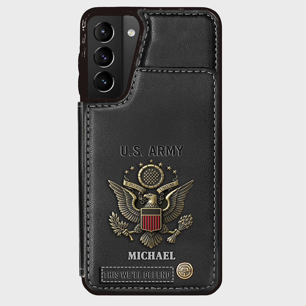 This We'll Defend - Personalized Veteran Wallet Phone Case