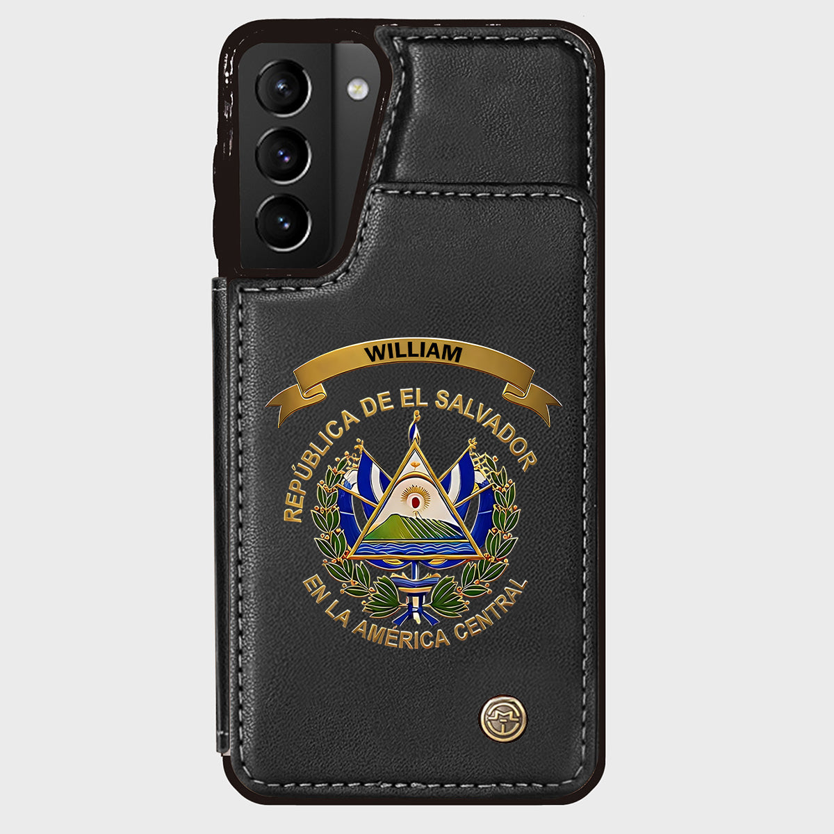 Proud El Salvador - Personalized Expats Wallet Phone Case