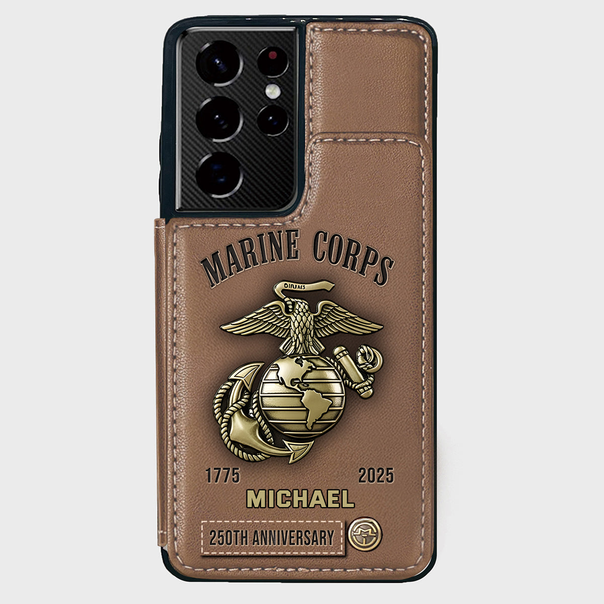 250th Anniversary - Personalized Veteran Wallet Phone Case