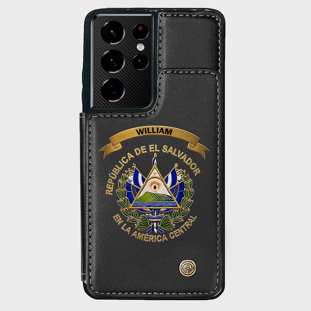 Proud El Salvador - Personalized Expats Wallet Phone Case