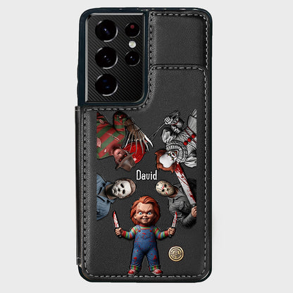 Horrors Characters - Personalized Horror Character Wallet Phone Case