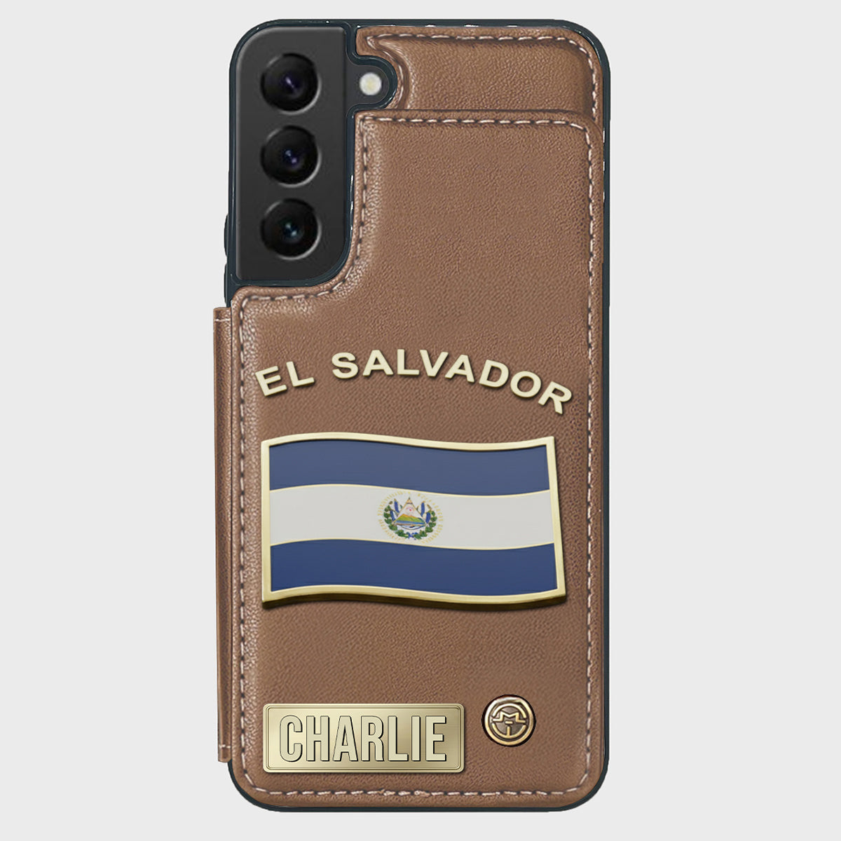 Proud El Salvador - Personalized Expats Wallet Phone Case