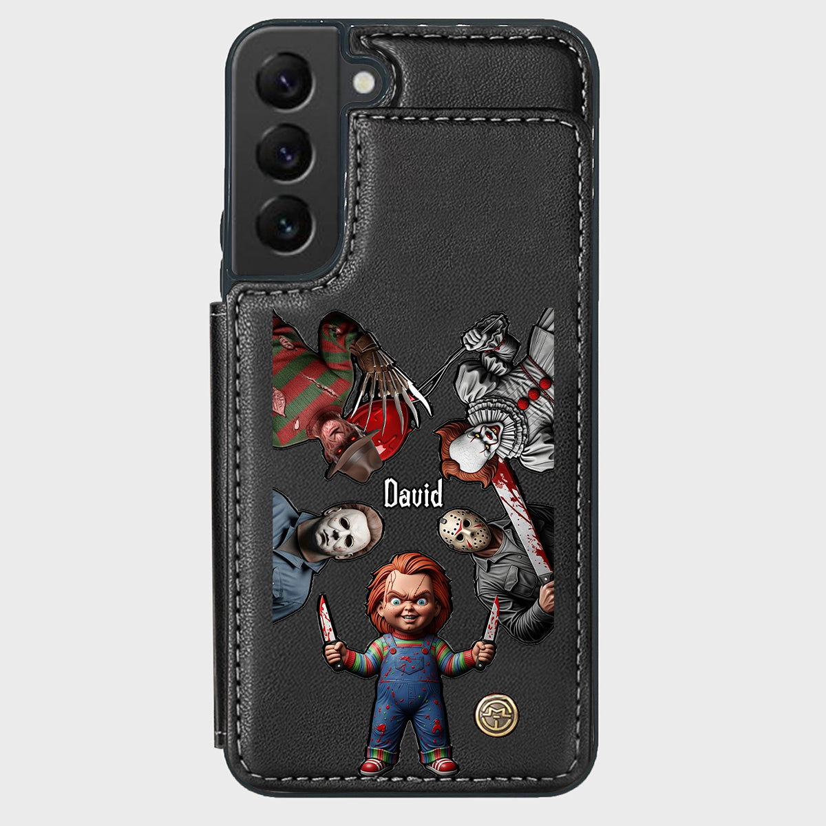 Horrors Characters - Personalized Horror Character Wallet Phone Case
