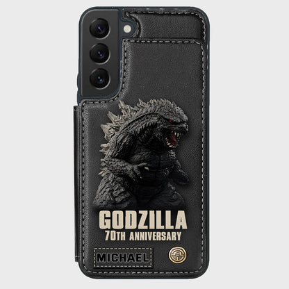Monster 70th Anniversary Custom Name - Personalized Giant Monster Wallet Phone Case