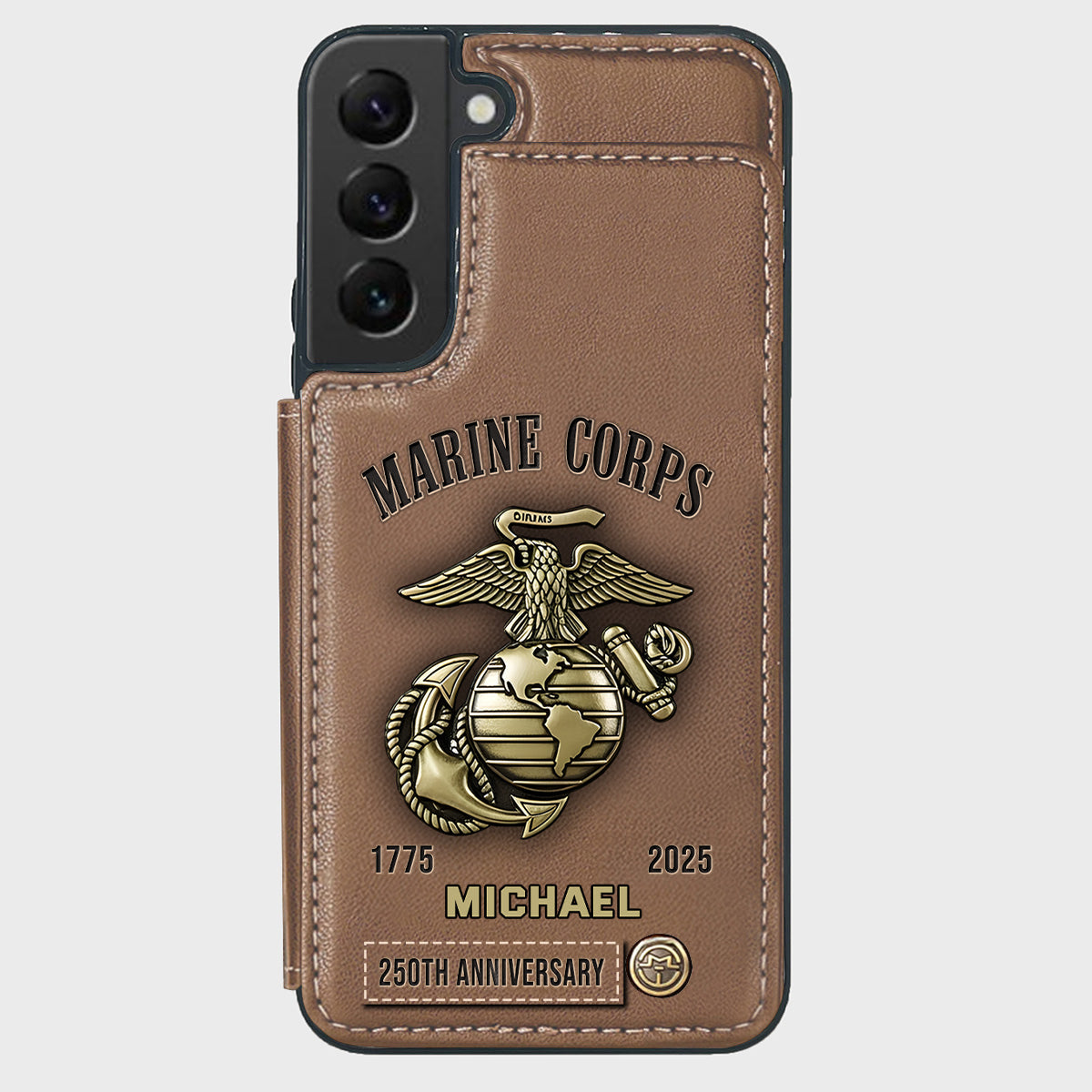 250th Anniversary - Personalized Veteran Wallet Phone Case
