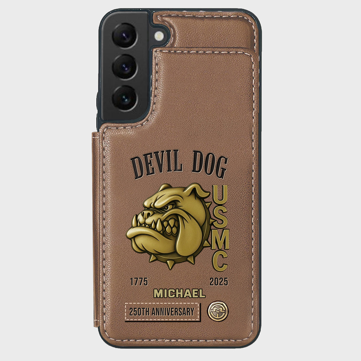250th Anniversary - Personalized Veteran Wallet Phone Case