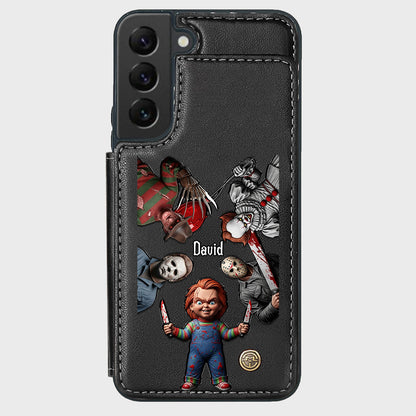 Horrors Characters - Personalized Horror Character Wallet Phone Case