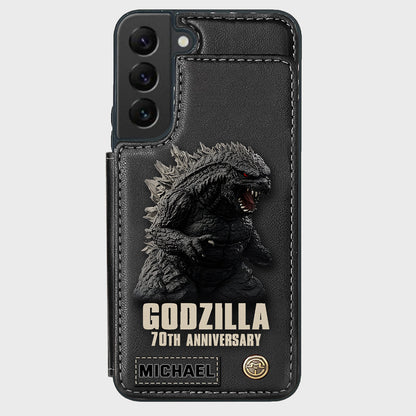 Monster 70th Anniversary Custom Name - Personalized Giant Monster Wallet Phone Case