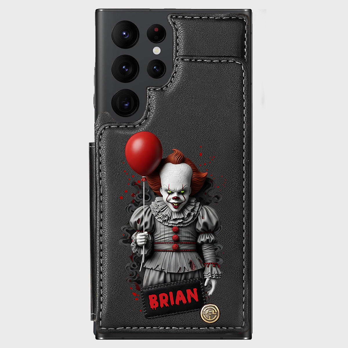 Scary Halloween - Personalized Horror Character Wallet Phone Case