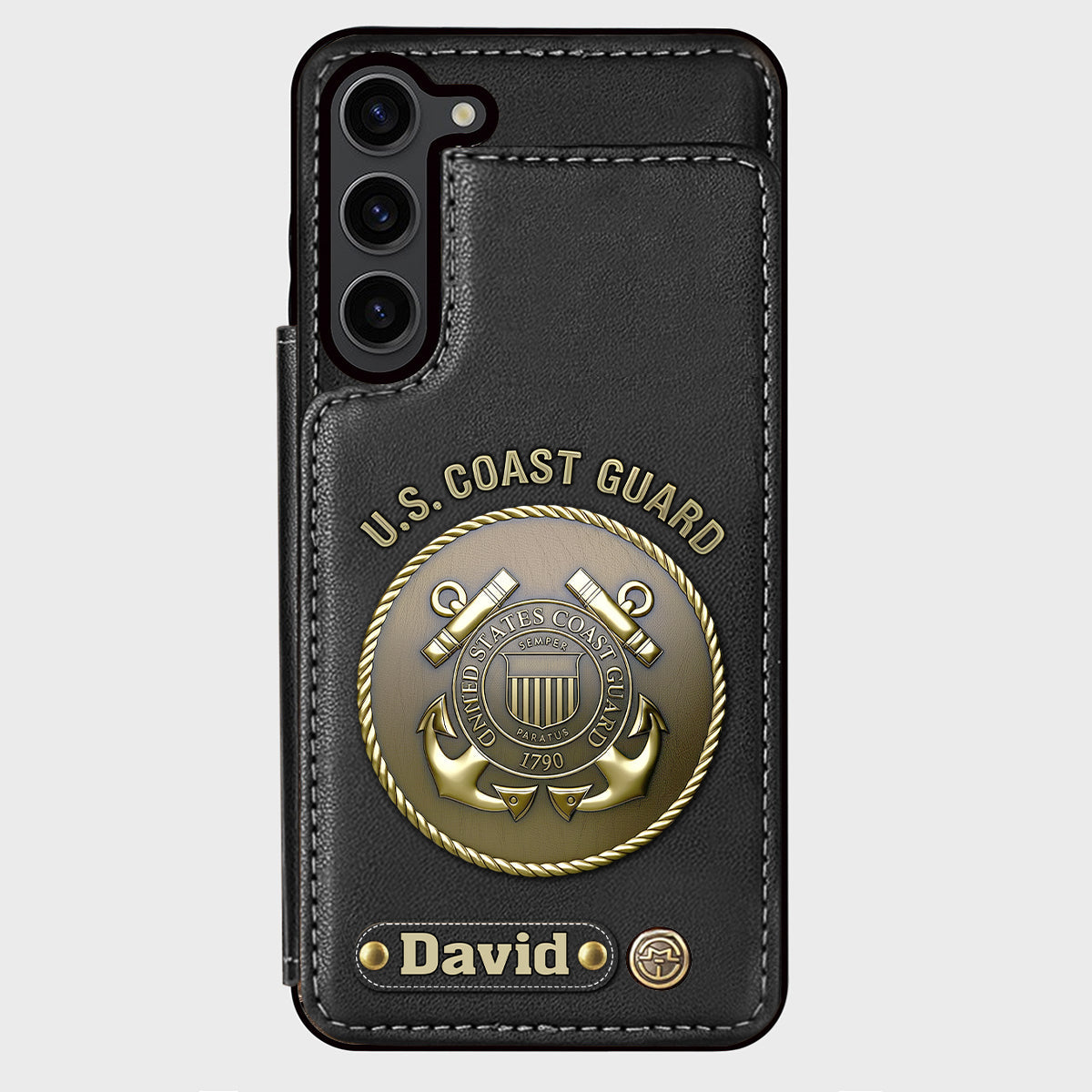 Honor Respect Devotion To Duty - Personalized Veteran Wallet Phone Case