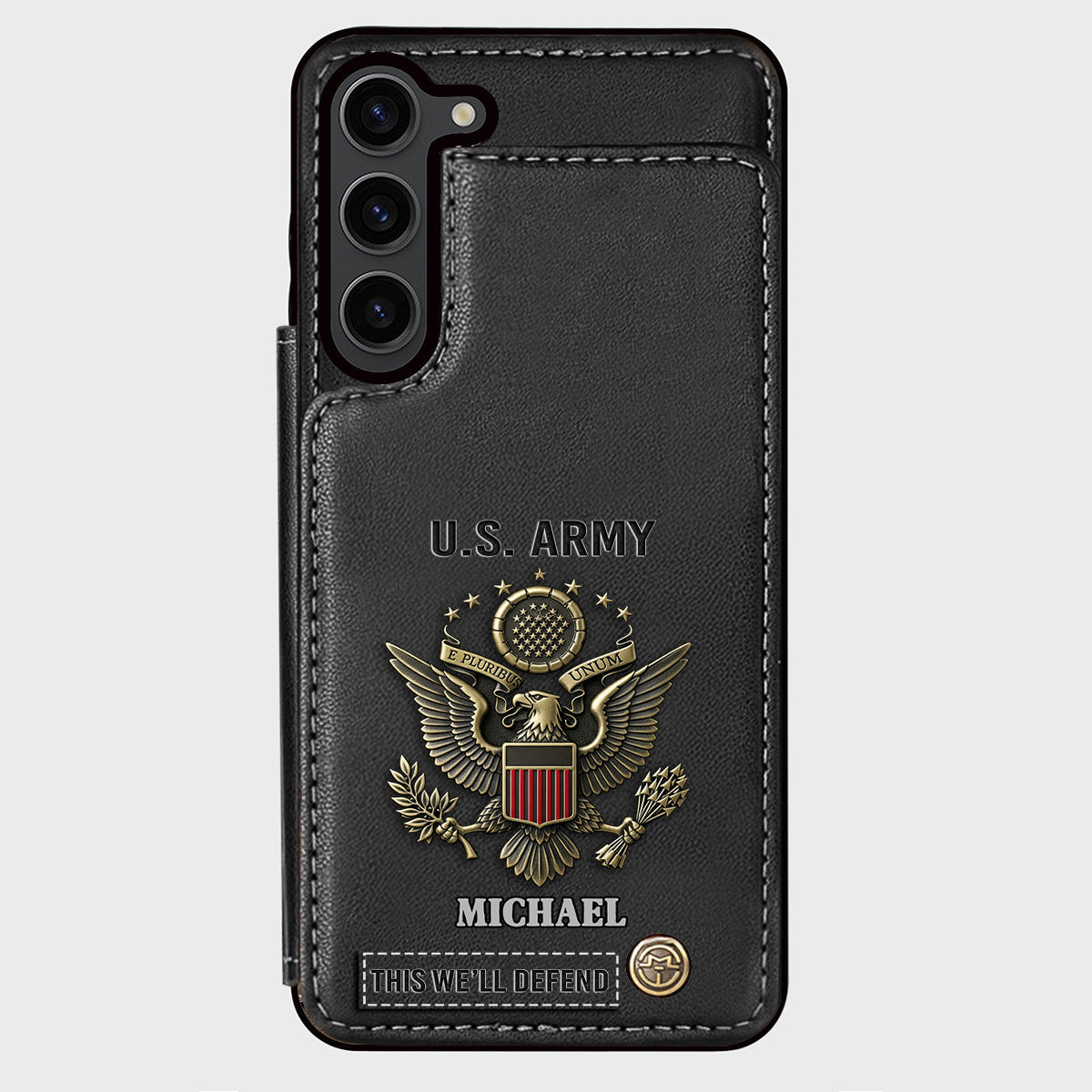 This We'll Defend - Personalized Veteran Wallet Phone Case