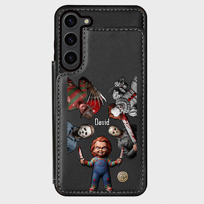 Horrors Characters - Personalized Horror Character Wallet Phone Case