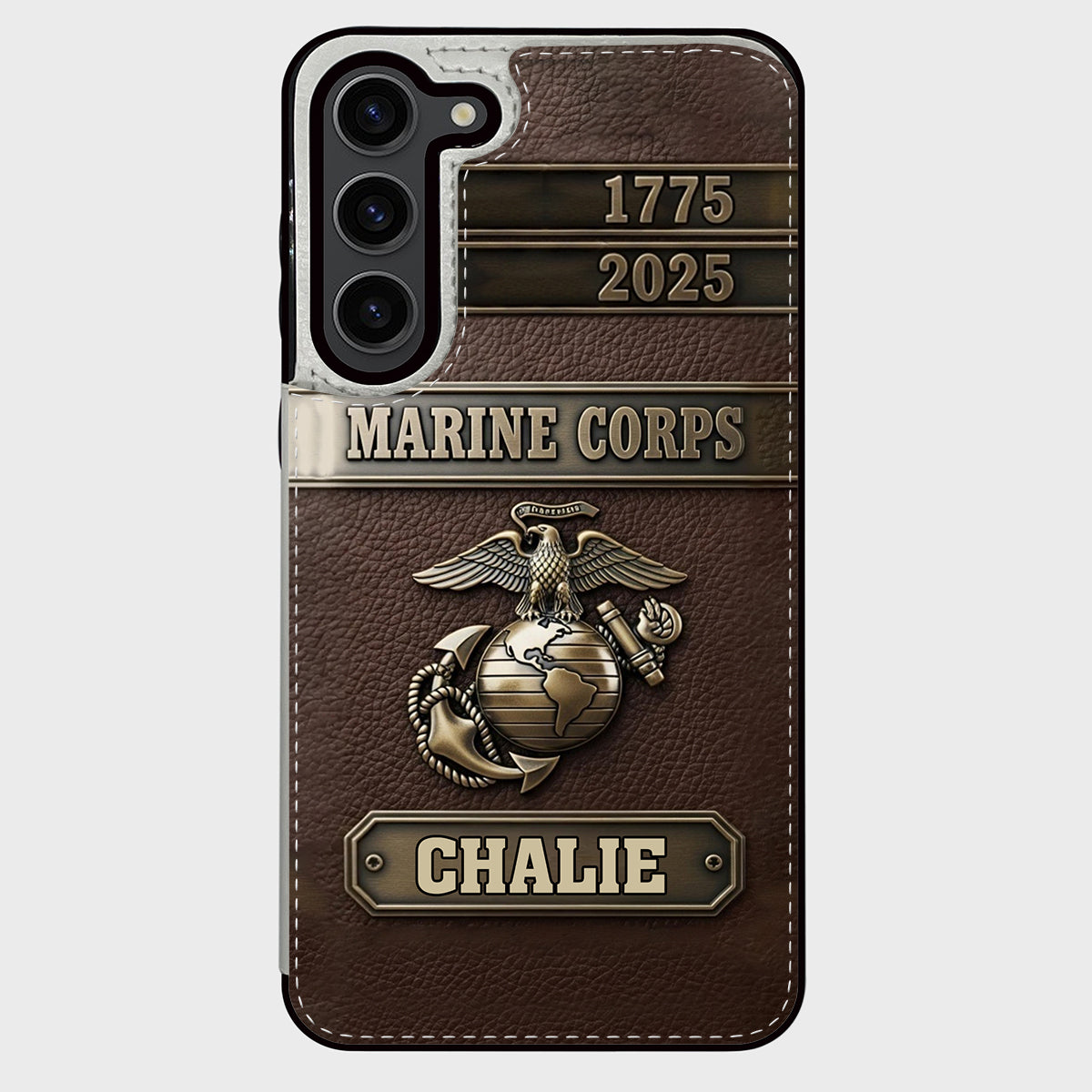 USMC 250th Anniversary - Personalized Veteran Foldable Wallet Phone Case