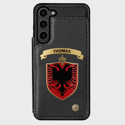 Proud Albania - Personalized Expats Wallet Phone Case